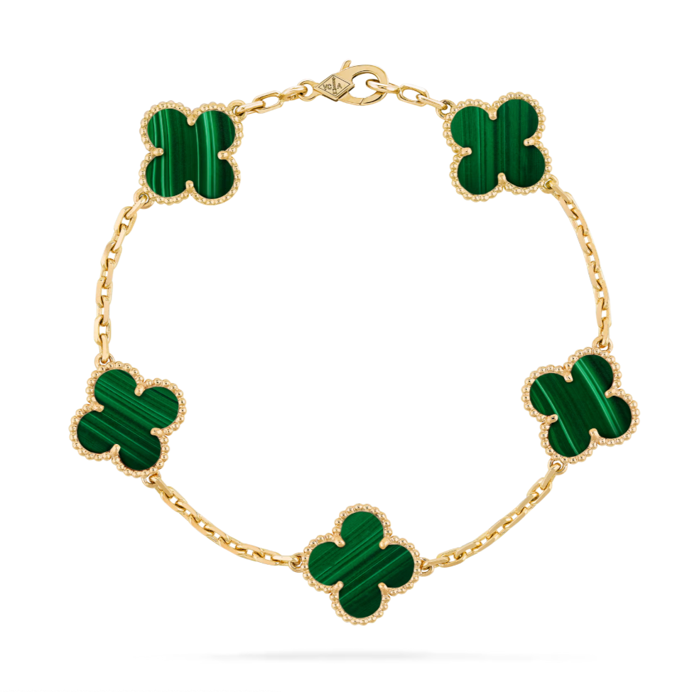 Four Leaf Clover Bracelet - Green