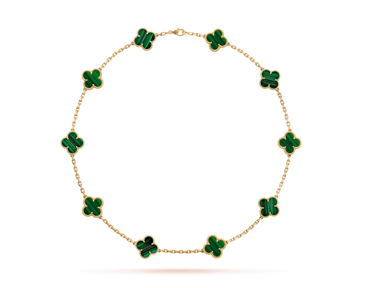 Four Leaf Clover Necklace- Green
