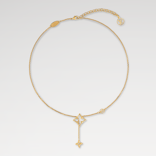 Pendant Drop Necklace - Gold