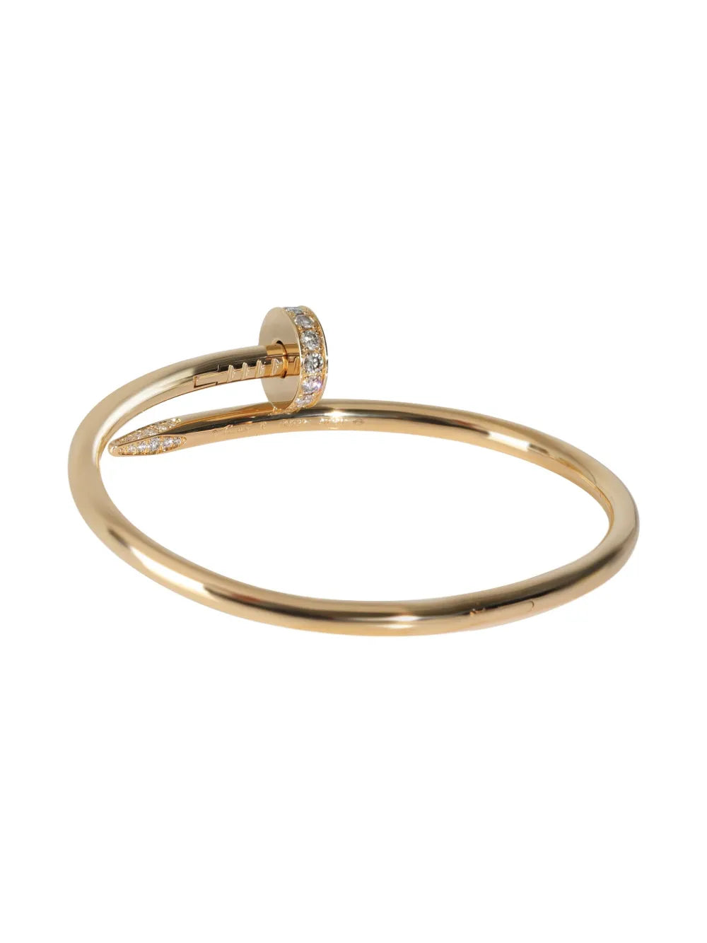 Diamond Nail Bracelet - Gold