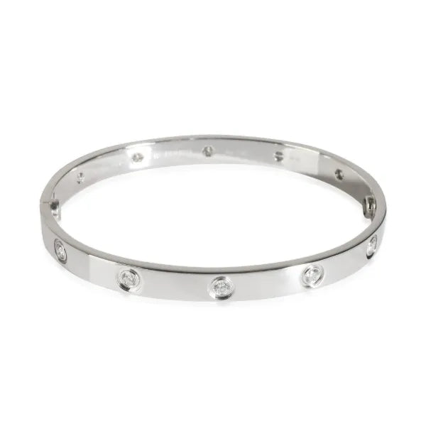 Diamond Screw Bracelet - Silver