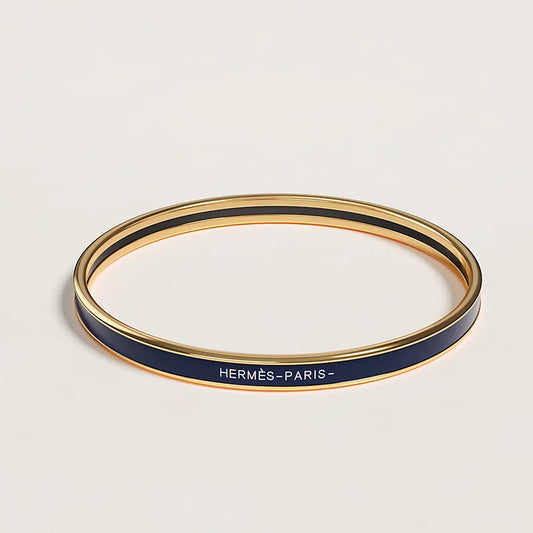 Colourful Bangle - Navy